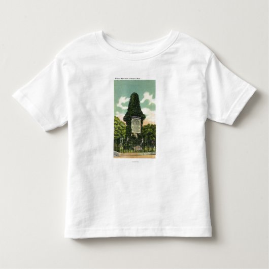 Uitzicht van het soldatenmonument kinder shirts (Voorkant)