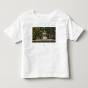 Uitzicht van het soldatenmonument kinder shirts