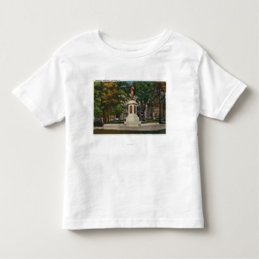 Uitzicht van het soldatenmonument kinder shirts (Voorkant)