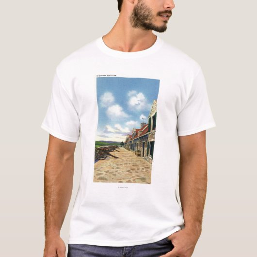 Uitzicht van het South Platform T-shirt (Voorkant)