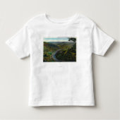 Uitzicht van het spoor en de vallei van Deerfield Kinder Shirts (Voorkant)