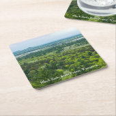Uitzicht van het staatsbos van de Zwarte rivier Kartonnen Onderzetters (Schuin)