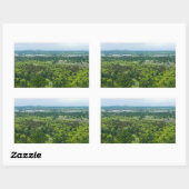 Uitzicht van het staatsbos van de Zwarte rivier Rechthoekige Sticker (Vel)