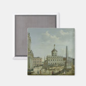 Uitzicht van het stadhuis, 1772 magneet (Voorkant / Achterkant)