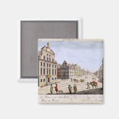Uitzicht van het stadhuis, Boston Magneet (Voorkant / Achterkant)