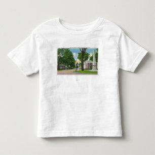 Uitzicht van het stadhuis en het monument van Pate Kinder Shirts