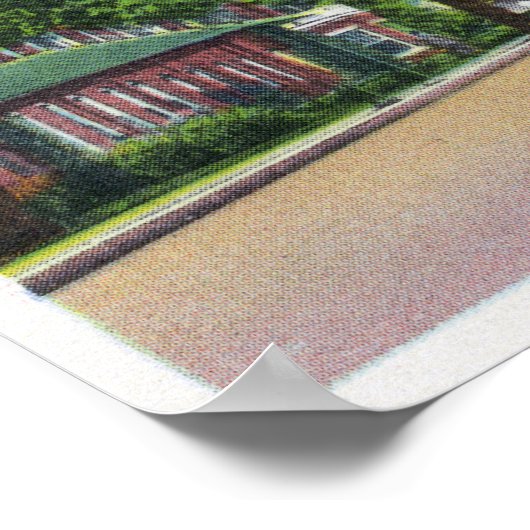 Uitzicht van het stadhuis en het monument van Pate Poster (Hoek)