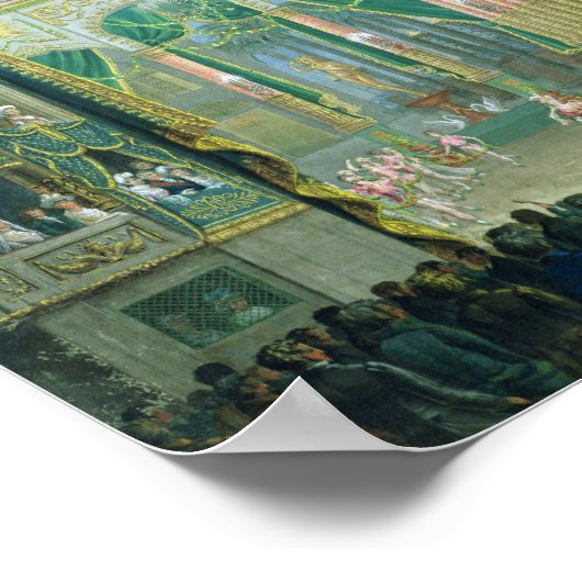 Uitzicht van het stadium van de operatie van Parij Poster (Hoek)