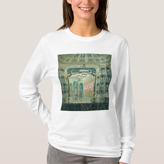 Uitzicht van het stadium van de operatie van Parij T-shirt (Voorkant)