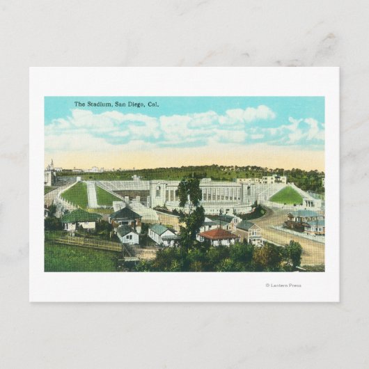 Uitzicht van het StadiumSan Diego, CA Briefkaart (Voorkant)