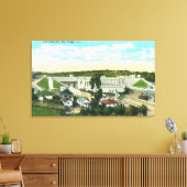 Uitzicht van het StadiumSan Diego, CA Canvas Afdruk (Insitu (Woonkamer))