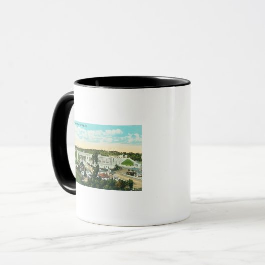 Uitzicht van het StadiumSan Diego, CA Mok (Voorkant links)