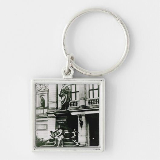 Uitzicht van het standbeeld Mendelssohn Sleutelhanger (Voorkant)
