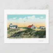 Uitzicht van het station van Race Point Coast Guar Briefkaart (Voorkant)