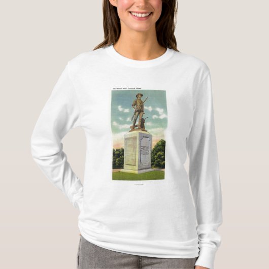 Uitzicht van het statuut van het kleine Man T-shirt (Voorkant)