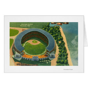 Uitzicht van het Stedelijke StadiumCleveland, OH