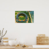 Uitzicht van het Stedelijke StadiumCleveland, OH Poster (Keuken)