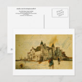Uitzicht van Het Steen (F1351) Van Gogh Fine Art Briefkaart (Voorkant / Achterkant)
