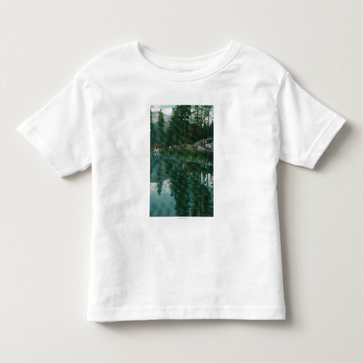 Uitzicht van het Stella LakeWawona, CA Kinder Shirts (Voorkant)