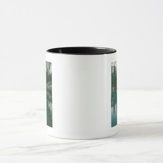 Uitzicht van het Stella LakeWawona, CA Mok (Midden)