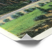 Uitzicht van het Stevens-meer van de Toll House Poster (Hoek)