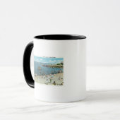 Uitzicht van het strand van Salem Willows Mok (Voorkant links)