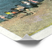 Uitzicht van het strand van Salem Willows Poster (Hoek)