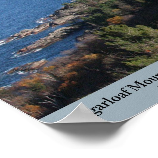 Uitzicht van het Suikerbrood - Marquette, MI Poster (Hoek)