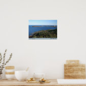 Uitzicht van het Suikerbrood - Marquette, MI Poster (Keuken)