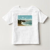 Uitzicht van het Surf en het Breakwater Kinder Shirts (Voorkant)