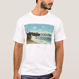 Uitzicht van het Surf en het Breakwater T-shirt