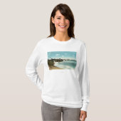 Uitzicht van het Surf en het Breakwater T-shirt (Voorkant volledig)