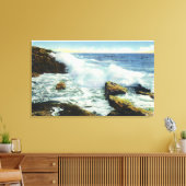 Uitzicht van het Surf op Ocean Point Canvas Afdruk (Insitu (Woonkamer))