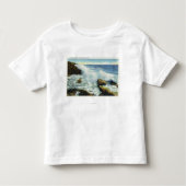 Uitzicht van het Surf op Ocean Point Kinder Shirts (Voorkant)