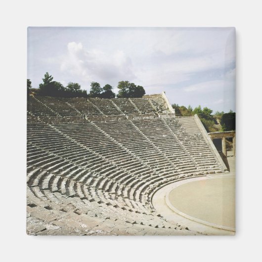 Uitzicht van het theater, c.360 BC Magneet (Voorkant)
