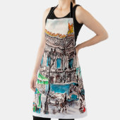 Uitzicht van het theater in Parijs Schort (Insitu)