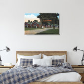 Uitzicht van het toeristische park canvas afdruk (Insitu (Slaapkamer))