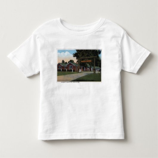 Uitzicht van het toeristische park kinder shirts (Voorkant)