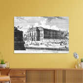 Uitzicht van het Trautson-paleis gebouwd voor graa Canvas Afdruk (Insitu (Woonkamer))