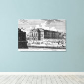 Uitzicht van het Trautson-paleis gebouwd voor graa Canvas Afdruk (Insitu (Houten vloer))