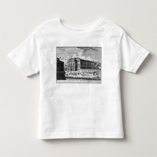 Uitzicht van het Trautson-paleis gebouwd voor graa Kinder Shirts (Voorkant)