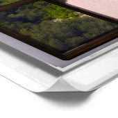 Uitzicht van het venster Tropisch balkvenster Poster (Hoek)