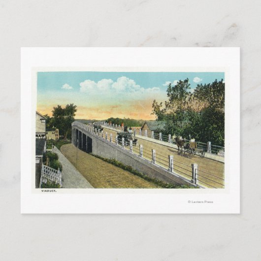 Uitzicht van het Viaduct Briefkaart (Voorkant)