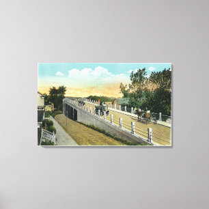 Uitzicht van het Viaduct Canvas Afdruk