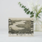 Uitzicht van het vogelmeer van Genève, Wisconsin ( Briefkaart (Staand voorkant)