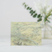 Uitzicht van het vogeloog van Caïro Briefkaart (Staand voorkant)