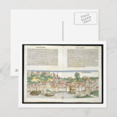Uitzicht van het vogeloog van de Neurenberg Ch Briefkaart (Voorkant / Achterkant)
