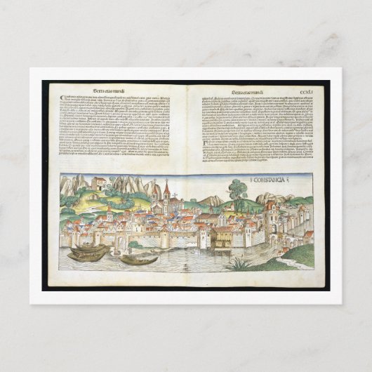 Uitzicht van het vogeloog van de Neurenberg Ch Briefkaart (Voorkant)