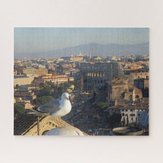 Uitzicht van het vogeloog van Rome Legpuzzel (Horizontaal)