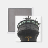 Uitzicht van het voorste gedeelte van de bovenbouw magneet (Voorkant / Achterkant)